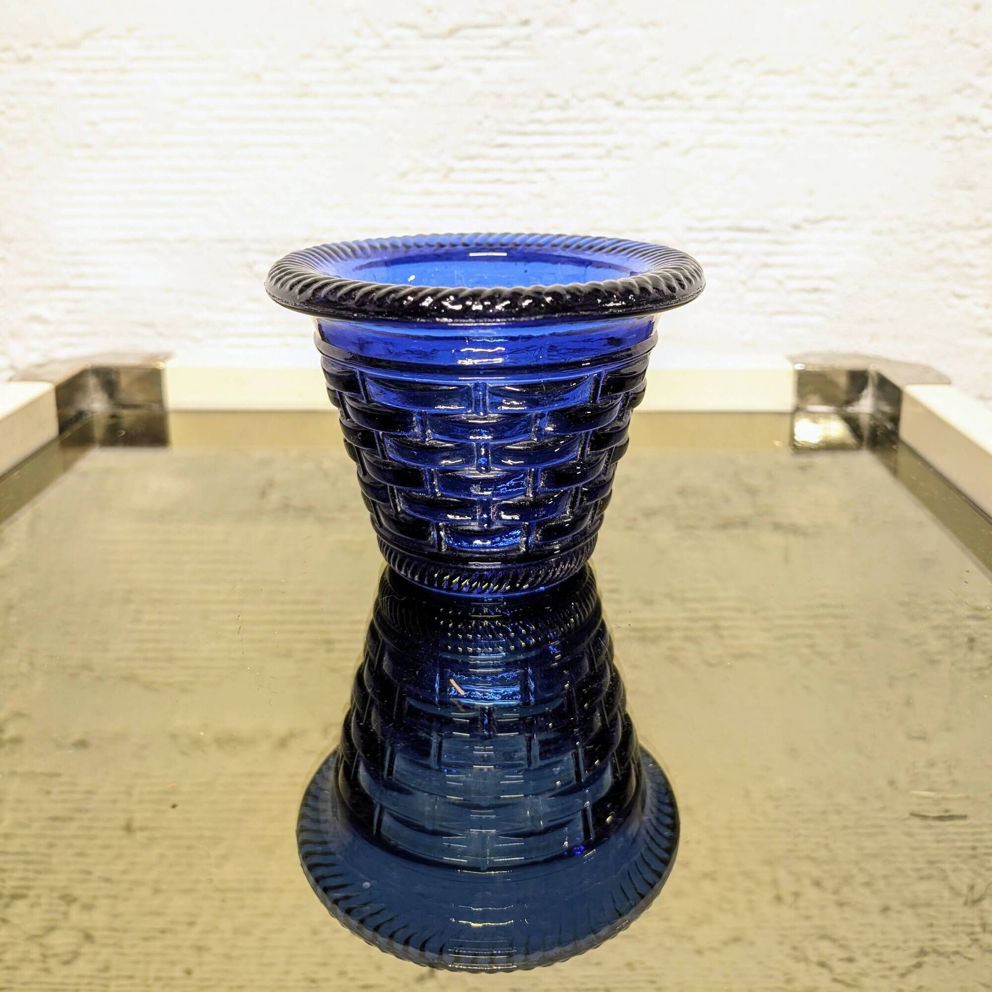 Vintage cobalt blue vase