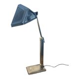 Vintage Pirouett France lamp, Art Deco, model patented in 1940, aluminum