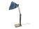Vintage Pirouett France lamp, Art Deco, model patented in 1940, aluminum