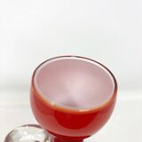 Vase rouge grenat en opaline Empoli