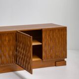 Midcentury Brutalist Oak Sideboard, Belgium