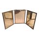 Miroir triptyque de barbier