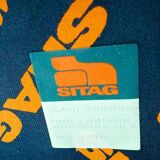 Sitag Ocean Blue Leather Executive Desk Chair. Switzerland, 1970s