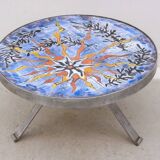 Ceramic coffee table from the Monsan Picard workshop, 1970