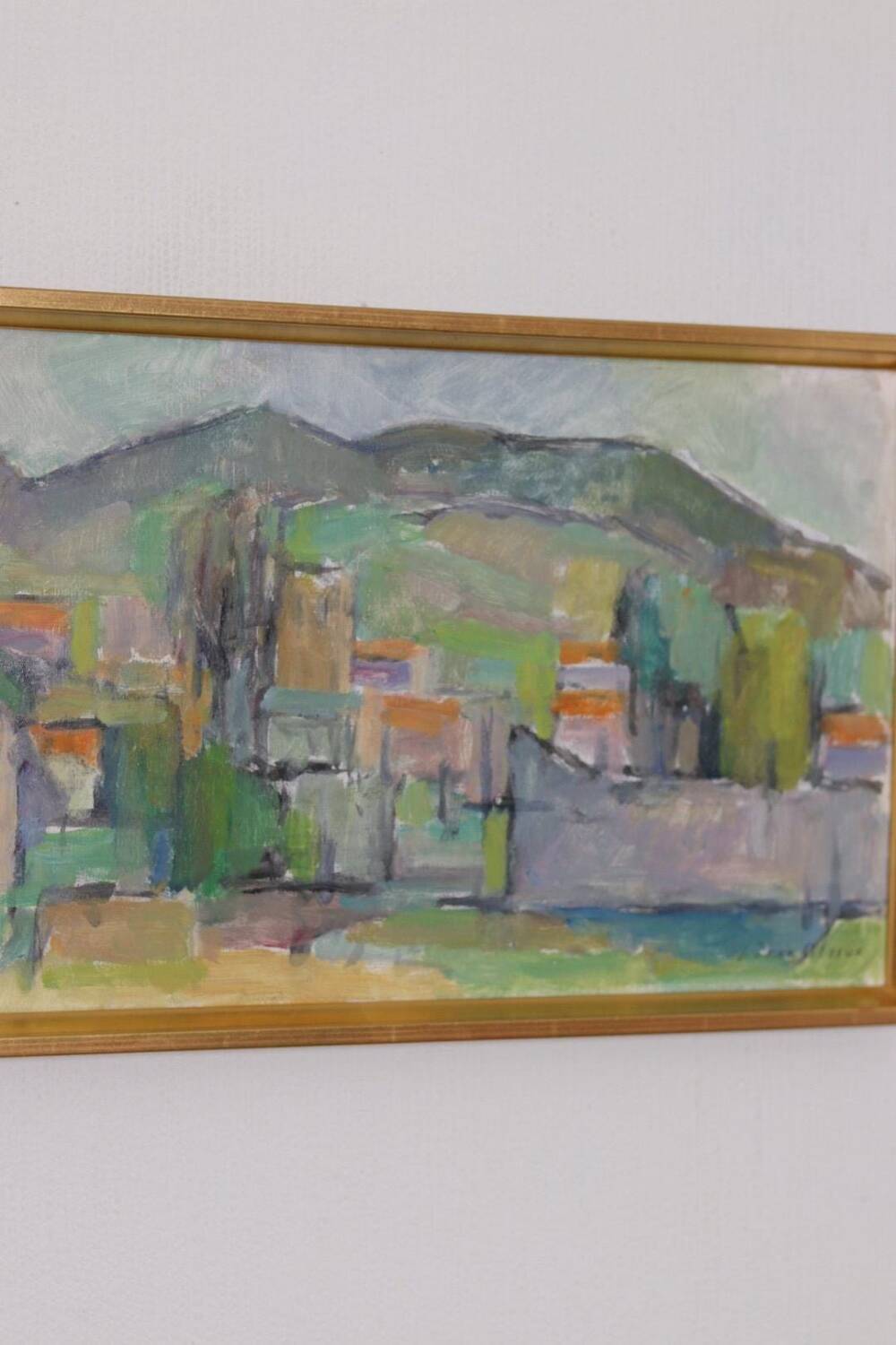 Swedish Oil on Canvas – “Spanish Landscape” by SÖREN OLSSON