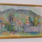 Swedish Oil on Canvas – “Spanish Landscape” by SÖREN OLSSON