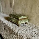 Onyx catchall box from the 1960s, vintage Italy.