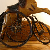 Old miniature horse tricycle