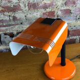 Orange desk lamp targetti, 1970
