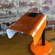 Lampe de bureau orange targetti, 1970