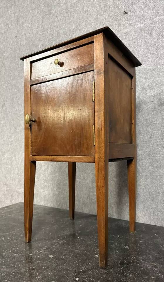 Louis XVI period walnut bedside table circa 1800