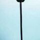 Large XL space ball lamp, minimalist globe pendant Raak 1970s.