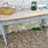 Vintage grey patinee console