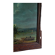 Navy blue moon port painting