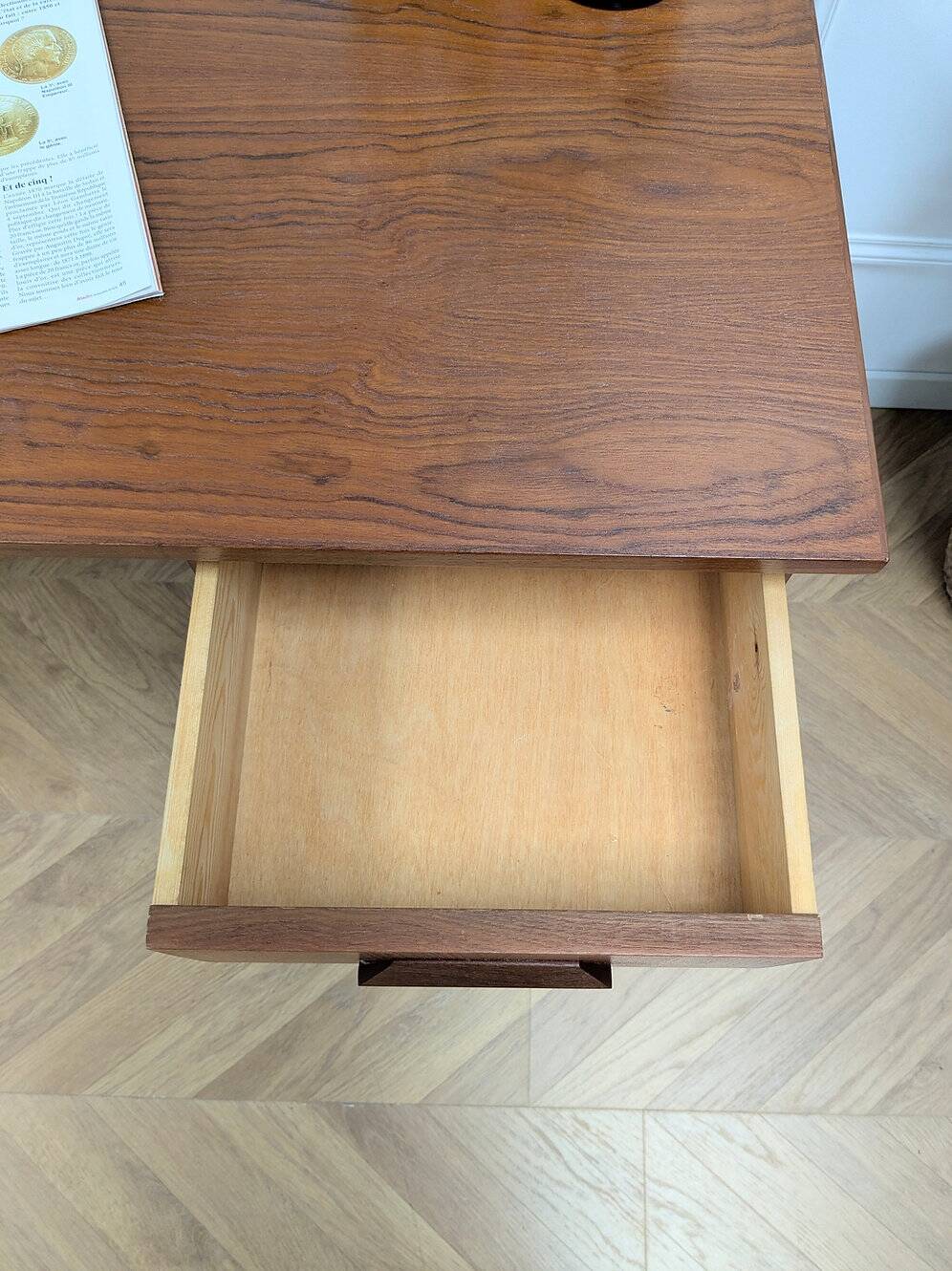 Vintage Scandinavian teak desk