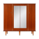 Armoire palissandre, miroirs & laiton doré — style Art Déco