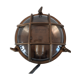 Navy porthole wall lamp in brass made in italy