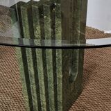 Marble and glass dining table Carlo SCARPA for CATTELAN Italia circa 1970