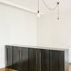 Large patinated steel sideboard, unique piece, designer Franck Robichez (1944)