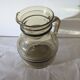 Vintage smoked glass carafe