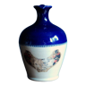 Blue and cream two-tone stoneware jug