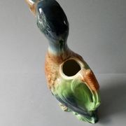 Duck pitcher in slip, Saint Clément France, 1960s