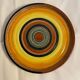 Polychrome circular dish MGA Tullio d'Albisola (Tullio Mazzotti)