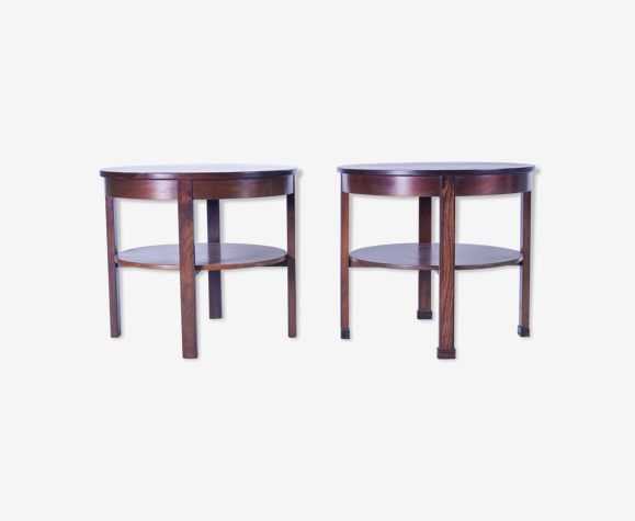 2 tables basses art déco