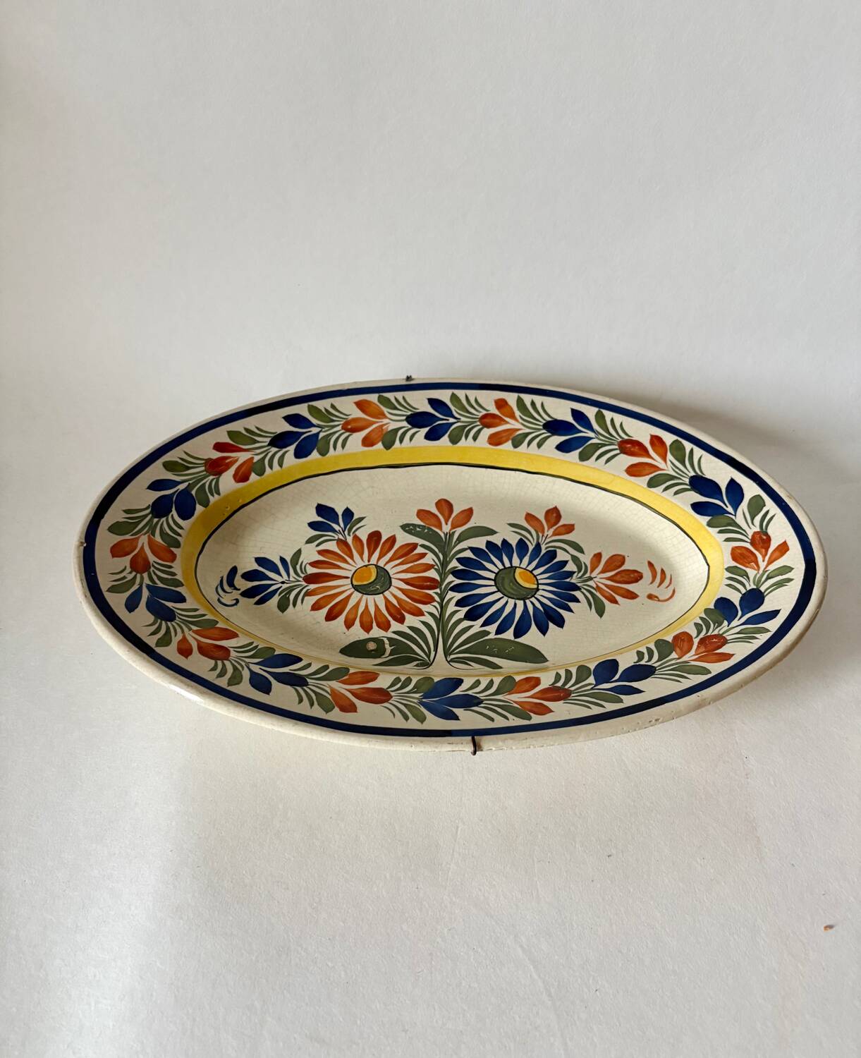 Old plate Quimper Henriot