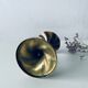 Antique golden brass candle holder