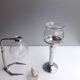 Old hellem france vacuum coffee maker 6 cups - + chrome support - 1960