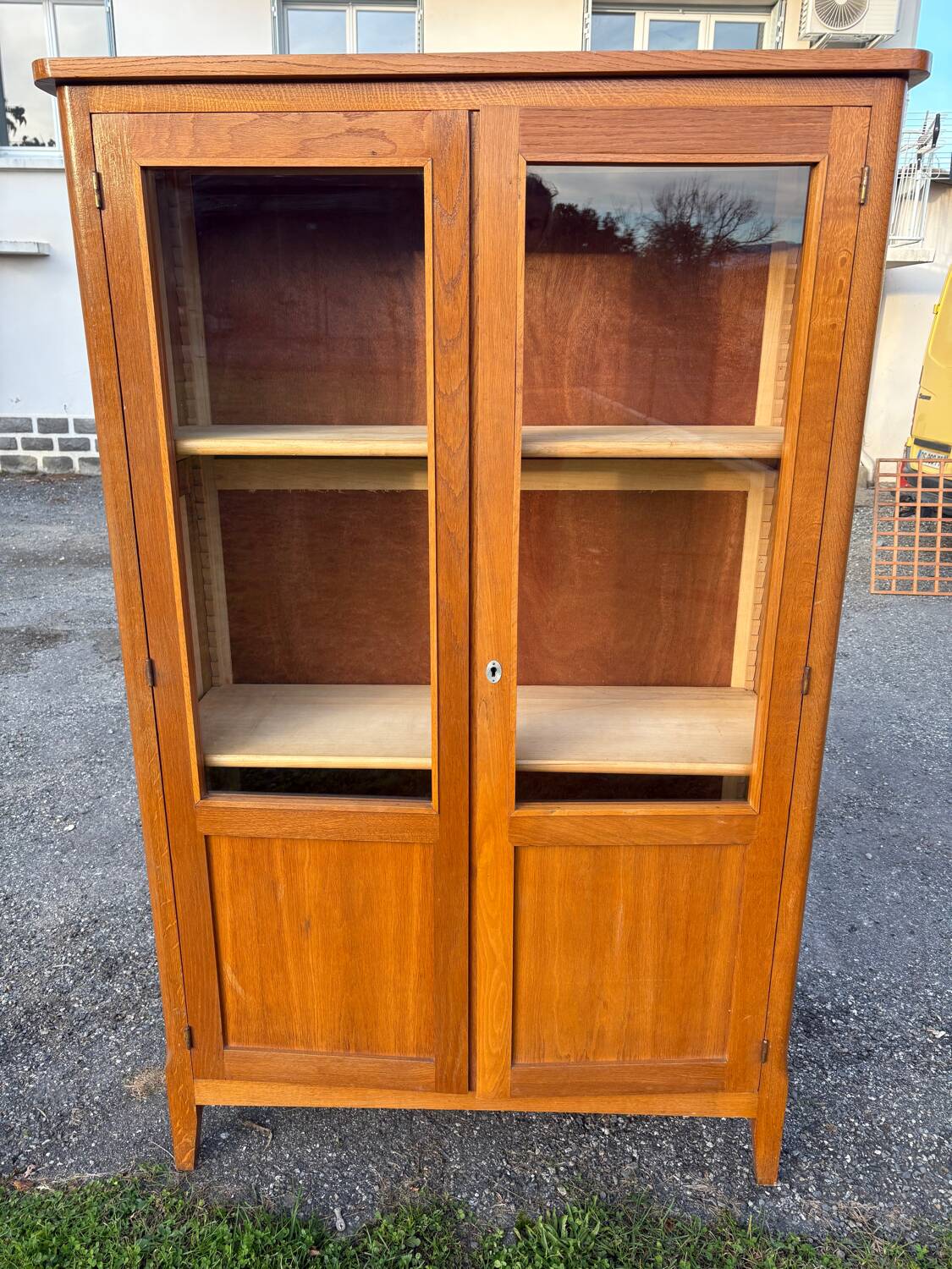 Glass cabinet / School display cabinet 1950