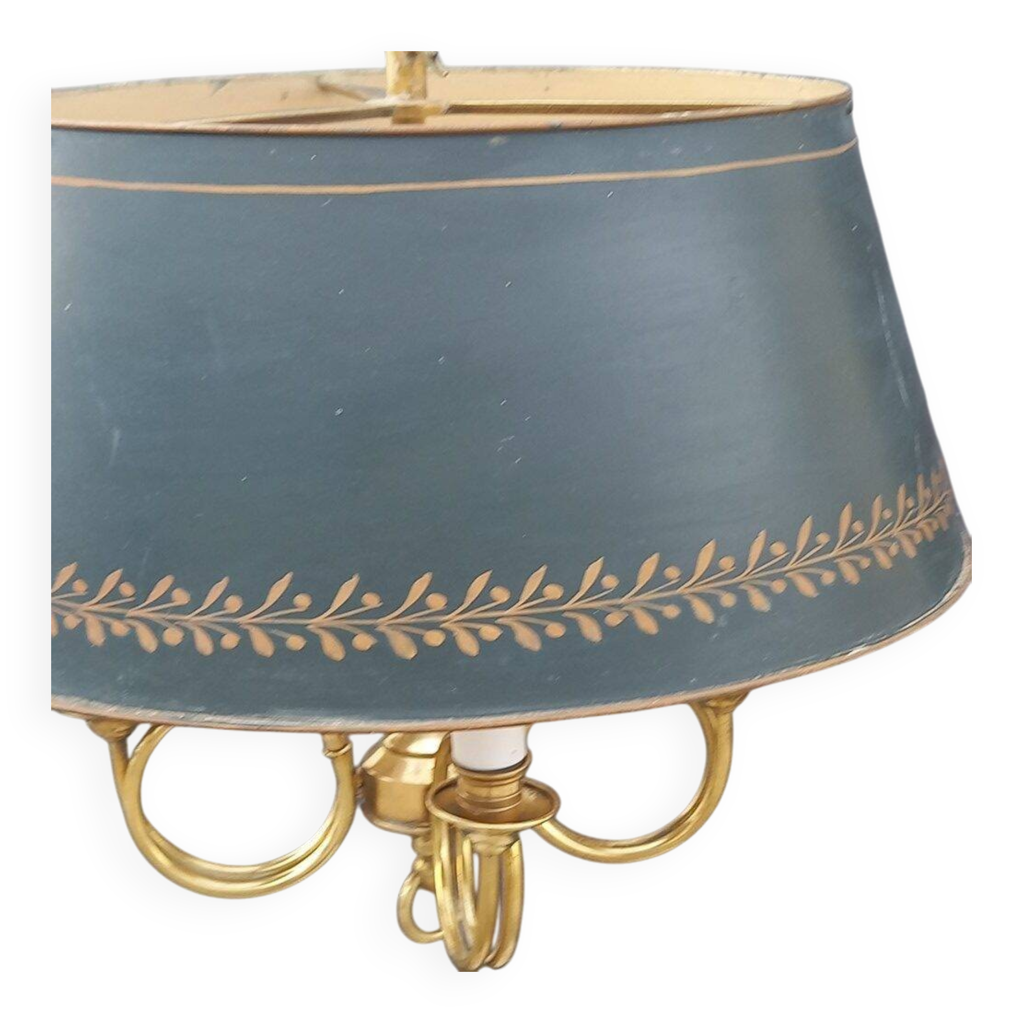 Empire Hunting Horns Hot Water Bottle Chandelier