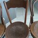 Lot 6 chairs of Bistrot mismatched - 1900