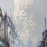 Painting signed Duchamp rue parisienne