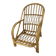 Fauteuil lounge rotin Audoux Minnet - Années 60