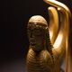 Maison Le Dauphin France, Exceptional Sphinx Table Lamp 1970s