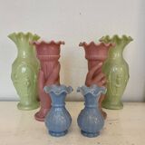Vases en verre vintage