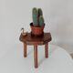 Tabouret tripode vintage de vacher