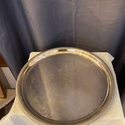 Antique 4-piece tea service silver metal louis xv style godron decor
