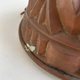 Old copper cake mold
