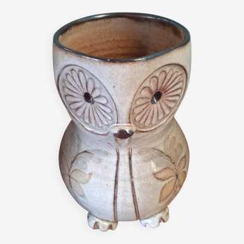 Vase zoomorphe en forme de chouette de Pol Chambost