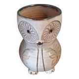 Zoomorphic vase in the shape of an owl by Pol Chambost