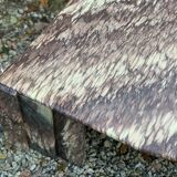 Marble base table anne 70 Roche Bobois