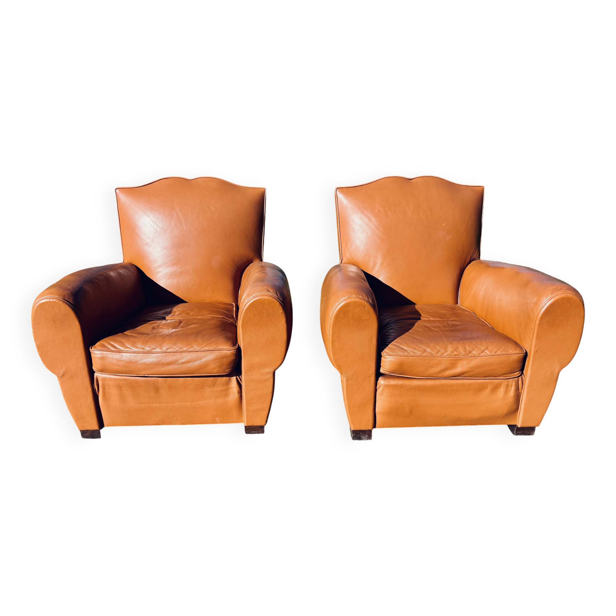 Pair of moustache armchairs from the 60s