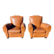 Pair of moustache armchairs from the 60s