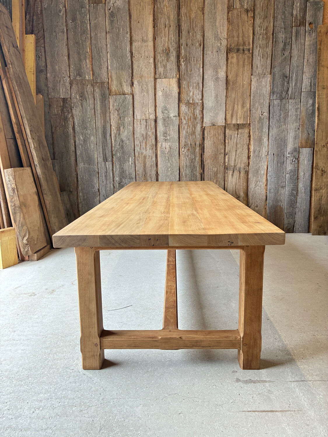 XXL farmhouse table in solid oak