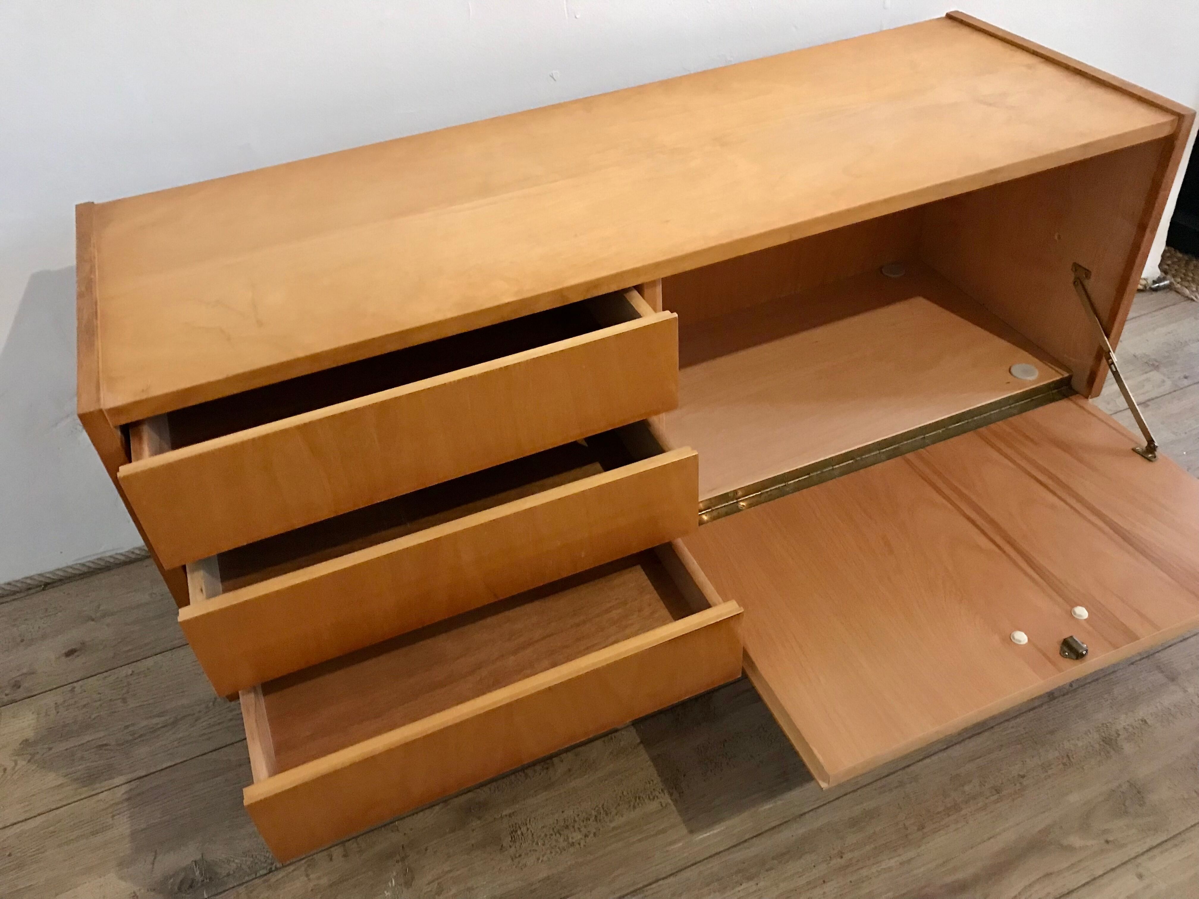 Vintage low row storage cabinet 1960-80's