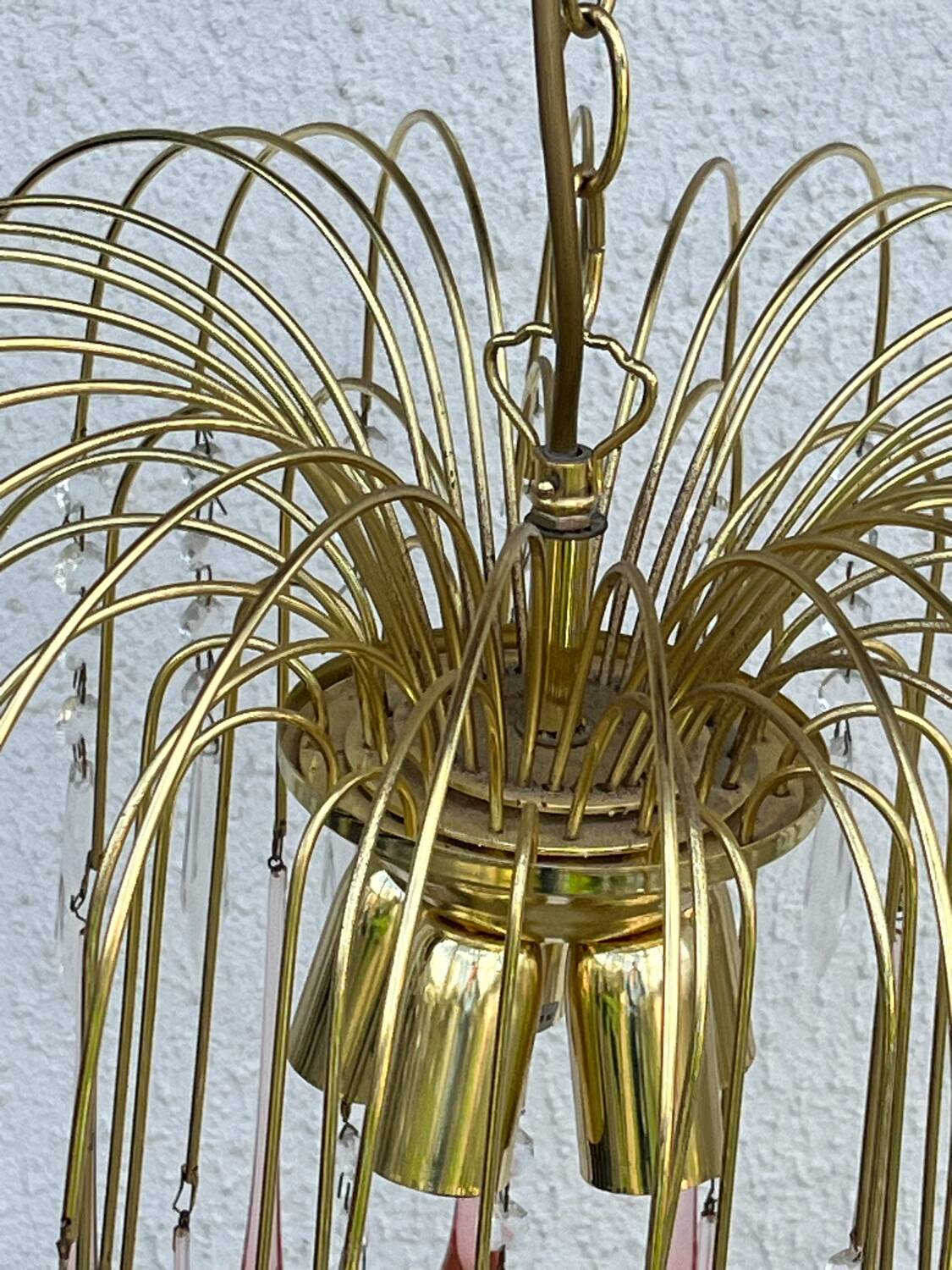 Murano glass wall chandelier
