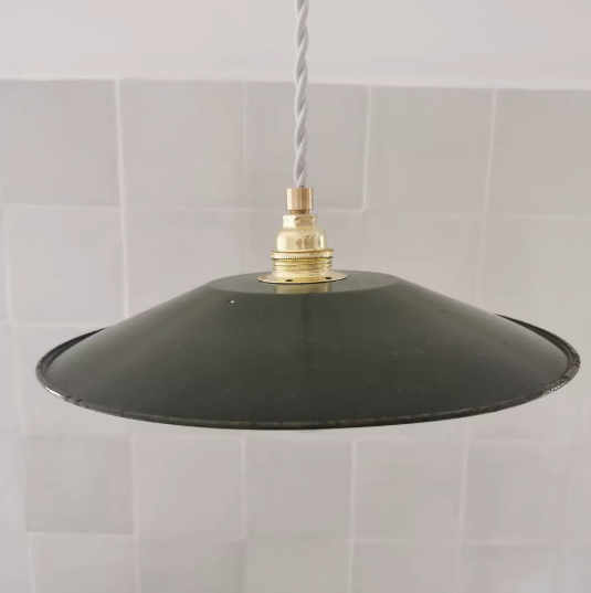 Suspension in enamelled sheet metal 1950